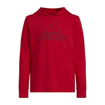 adidas Little Boys Hooded Long Sleeve Graphic T-Shirt - $26.00