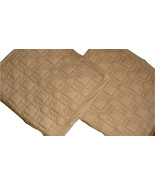Hotel Collection Macys Deco 2 Champagne Quilted King Pillow Shams EUC - £16.21 GBP