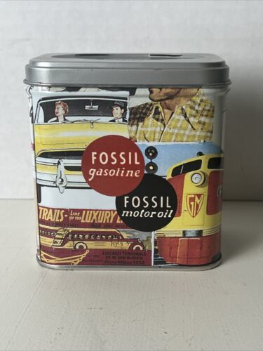 Vintage Fossil Watch Tin Case EMPTY EUC 1998 and similar items