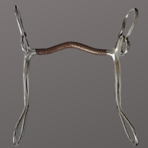 Low Port Sweet Iron 5" Mouth Western Horse Grazing Bit image 2