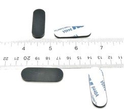 13mm x 38mm x 3mm Oval Shaped Rubber Feet  3M Backing  Various Package Sizes - £8.15 GBP+