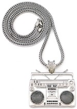 Boom Box Collana Nuova Ciondolo Con 91.4cm Franco Stile Catena Blaster C... - $31.38