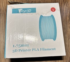 TTYT 3D Printer PLA Filament 1.75mm 1KG/2.2LB Royal Blue - $18.80