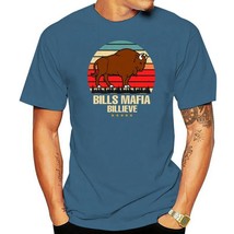 Men&#39;s Vintage Bills  Billieve TShirt Gift Buffalo t shirt Design cotton O-Neck V - £79.28 GBP