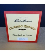Eddie Bauer Classic Series 5 in 1 game set Chess Dominos backgammon, etc - $34.30 CAD