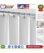 Soft Lightweight 72&quot; x 66&quot; Shower Curtain Liner - Stylish White with Mag... - $490.86 MXN