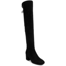 Sugar Women Knee High Stretch Sock Boots Ollie Size US 9M Black Microsuede - £27.92 GBP