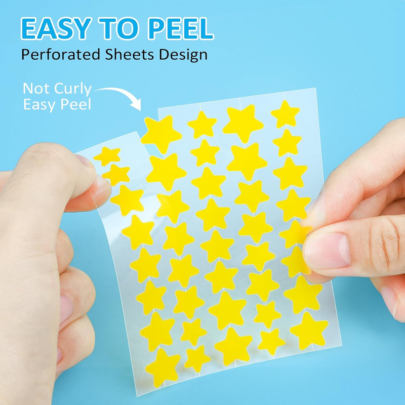 Pimple Patches for Face 240CT,3 Sizes Hydrocolloid Acne Patches,Cute Star Zit Pa Item image 5