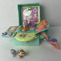 Littlest Pet Shop Teeniest Tiniest Teensies Pop Up Playset Bird &amp; Monkey - $17.30