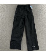 Columbia Cypress Brook II Rain Pants Youth XL 18-20 Black Kids Waterproof - $31.54 CAD