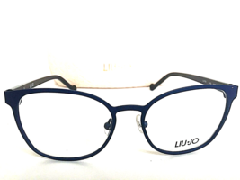 New LIU JO LJ 2109 LJ2109 463 Satin Blue 51mm Rx Women&#39;s Eyeglasses Frame  - £62.75 GBP