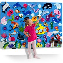 QUOKKA Felt Board Ocean Social Emotional Learning Activities for Kids - Educatio - £20.89 GBP