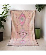 Vintage Boujad Moroccan rug made from natural wool, Large Moroccan carpe... - $22,087.39 MXN