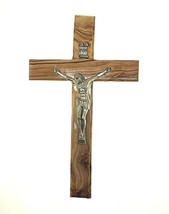 Cross Olive Wood Jesus Prayer Cross (9.5&#39;&#39; /25cm) by Spring Nahal from Holyland - £13.32 GBP