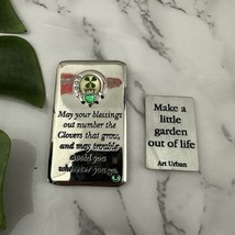 Vintage Metal Inspirational Fridge Magnets Irish Blessing Garden Small - $15.83