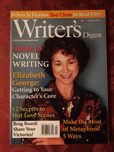 WRITERS DIGEST Magazine February 2002 Elizabeth George James Scott Bell - $14.40