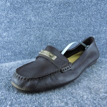 Coach Fredrica Women Driving Moccasin Shoes Brown Leather Slip On Size 10 Medium - £28.57 GBP