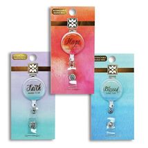 RETRACTABLE ID REEL WITH INSPIRATIONAL PASSAGES - $8.00