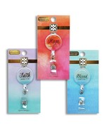 RETRACTABLE ID REEL WITH INSPIRATIONAL PASSAGES - $10.86 CAD