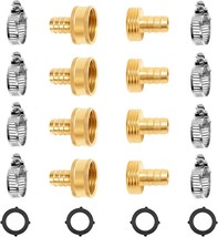 TANGWOD Water Hose Repair Kit 1/2 Inch, Garden Hose Connectors and Fitti... - $21.15+