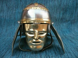 Unique Medieval Helmet Battle Ready 18 Ga Antique Full Face Mask-
show origin... - £137.70 GBP