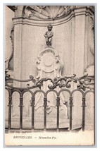 Manneken Pis Fountain Burssels Belgium Bruxelles UNP DB Postcard U25 - £3.17 GBP