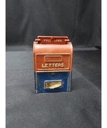 Vtg Cast Iron Coin Bank US Mailbox USPS Post Ofice Postal Service  - $28.02 CAD