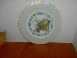 Vintage 1968 San Antonio World’s Fair Collector’s Plate | HemisFair Souv... - $14.99