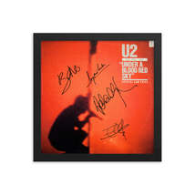U2 Under A Blood Red Sky signed album Reprint - £68.16 GBP