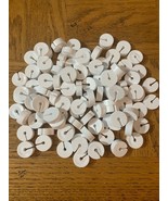 Hanger Size White Clips 100 Count-SHIPS N 24 HOURS - $39.48
