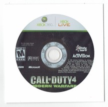 Call Of Duty 4 Modern Warfare Xbox 360 video Game Disc Only - $9.70