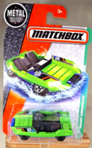 2015 Matchbox 99/125 MBX Explorers SWAMP COMMANDER Green-Blue w/Black Mini Wheel - $8.50