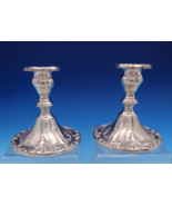 Chantilly by Gorham Silverplate Candlestick Pair Never Used #YC3004 (#8533) - $1,990.27 MXN