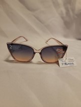 Piranha Designer Cat Eye Sunglasses Fashion Eyewear Brown Clear Frames #... - £8.52 GBP