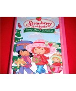 Strawberry Shortcake Berry Merry Christmas VHS 2003 Animated Music Video - £7.16 GBP