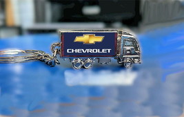 Chevy Chevro;et Truck Metal Keychain Keyring - £9.80 GBP