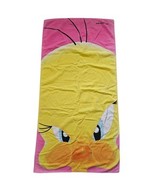 WARNER BROTHERS 1997 Looney Tunes Tweety Bird Beach /Bath Towel 54&quot; x 28&quot; - €13,20 EUR