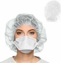 1000-pcs Disposable Bouffant Cap Hair Net Head Cover Industrial/Medical 24in - £137.09 GBP