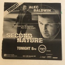 Second Nature Vintage Tv Guide Print Ad Alec Baldwin TPA24 - £4.65 GBP