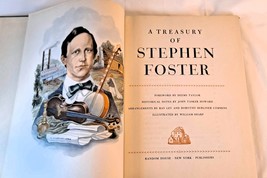 A Treasury Of Stephen Foster (1946 1st Edition Hardcover without Dust Jacket) - £22.01 GBP