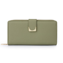 Litchi Pattern Long Women&#39;s Wallet  High-Grade Leather Clutch Bag - $32.00