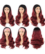 Headband Wig Long Wavy Headband Wigs for Women  Syntheitic Wig  - €34,98 EUR