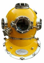 US Navy Vintage Dive Helmet Mark V Antique Diving Divers Helmet Nautical s - £168.96 GBP