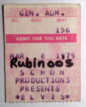 Elvis Costello Ticket Stub Minneapolis 3/8/1979 St. Paul Theater Armed F... - £9.60 GBP
