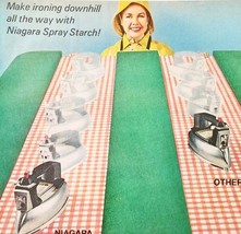 1966 Niagara Spray Starch Instant Laundry Advertisement SL-32 Product DWLL9 - $29.99
