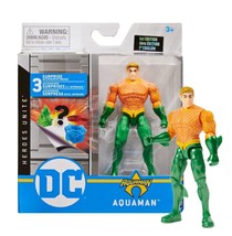 DC Heroes Unite Aquaman Shaven Variant 4&quot; Figure with 3 Mystery Accessories MIB - £10.17 GBP