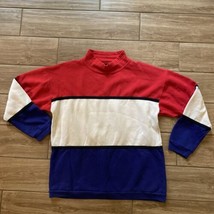 Vintage Sunbelt Red White Blue Retro Y2K Mens  Sweater Sweatshirt Pullov... - £23.97 GBP