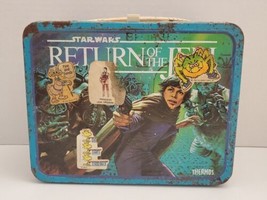 Vintage 1983 Star Wars Return of the Jedi Metal Lunch Box No Thermos - £19.45 GBP