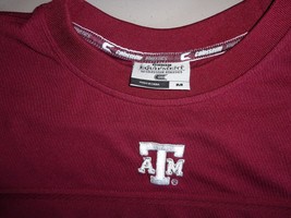 Maroon Polyester NCAA Texas A&amp;M Aggies SEWN  Basketball Jersey Adult M Excellent - £20.86 GBP