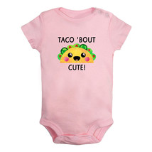 Taco&#39; Bout Cute Print Outfits Newborn Baby Bodysuits Infant Newborn Rompers - £8.36 GBP